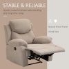 Afbeelding van HOMCOM Relaxfauteuil - Kantelbaar tot 150° - Slaapfunctie - Beige