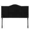 Afbeelding van HOMCOM hoofdeinde van populierenhout met grijze polyester bekleding 185 x 8 x 134 cm