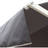 Afbeelding van Outsunny Staande knikarm tuinluifel 3,95 x 2,94 m met zwengel