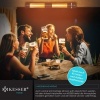 Afbeelding van KESSER® Terrasverwarmer IR Infrarood Verwarming 3000W Elektrische Kachel Weerbestendig Heater voor V