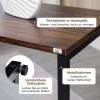 Afbeelding van HOMCOM Bijzettafelset met Stalen Frame 839-608V00