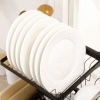 Afbeelding van HOMCOM Afwasrek van staal - 81,5L x 31,5B x 53,5H cm - Zwart