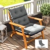 Afbeelding van Outsunny Zitkussen van polyester, schuim - 115L x 56B x 10D cm - Lichtgrijs