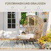Afbeelding van HOMCOM Antislip Vloerkleed met Boho-Design, 200 x 140 cm, Grijs, Machinewasbaar
