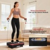 Afbeelding van SPORTNOW Trilplaat met 99 Intensiteitsniveaus, 3 Modi, Bluetooth en Weerstandsbanden