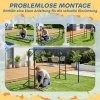 Afbeelding van Aiyaplay Kinderen Klimrek - Staal - 250L x 190B x 180H cm - Zwart
