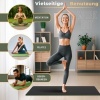 Afbeelding van RE:SPORT Yogamat, ftalaatvrij | Antislip Fitnessmat met draagriem 183 x 61 x 0,6 cm (Olijfgroen/Zwar