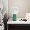 Afbeelding van HOMCOM 2x LED Mond Tafel lamp met USB, 3 kleuren en 10 helderheidsniveaus, Wit