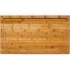 Afbeelding van Bamboe snijplank met saprand - 4,5 x 52 x 29 cm - serveerplank