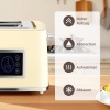 Afbeelding van HOMCOM Ontbijtset: 1,7L Waterkoker en Toaster met 6 Bruiningsniveaus en LED-Touchscreen