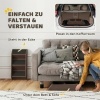 Afbeelding van PawHut Huisdiertrap van Kunststof, EVA - 50L x 30,5B x 36,5H cm - Bruin