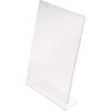 Afbeelding van Deflecto Classic Image tabletop display, schuin, A4, staand formaat, 210 x 293 x 80 mm, glashelder,