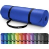 Afbeelding van Donkerblauwe yogamat van 1 cm dik