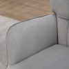 Afbeelding van HOMCOM Relaxfauteuil met voetensteun - Staal, Polyester - 73L x 77,5B x 98H cm - Lichtgrijs