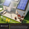 Afbeelding van KESSER® Schaduwdoek 3 x 3 x 3 m.| zonnezeil zonwering windbescherming | HDPE stof