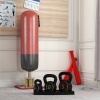 Afbeelding van SPORTNOW Kettlebell van kunststof, 18L x 18B x 24H cm - Zwart