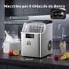 Afbeelding van HOMCOM IJsbereider 20kg in 24 uur, 24 blokjes in 14-18 minuten, 3.2L tank, zilver