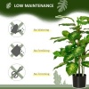 Afbeelding van HOMCOM - Kunstplant - PEVA - 17x17x95 cm - Groen