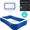 Afbeelding van KESSER® Opblaasbaar Zwembad voor Kinderen en Volwassenen 240 x 142 x 56 cm Familiebad Pool zwembadje