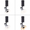 Afbeelding van Neordic Runa Wand- en Plafondlamp GU10 230V max. 20W dimbaar Zwart/Antraciet