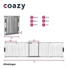 Afbeelding van KIDUKU® Veiligheidshek 300 cm voor huisdieren en kinderen, inklapbaar met deur
