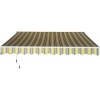 Afbeelding van Outsunny zonnescherm, Polyester Geel+Grijs - L2,95 x B2,45 m - Markies
