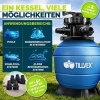 Afbeelding van tillvex® Zandfilter voor Zwembad tot 50 M3 zonder Pomp + Filterballen | Inclusief Adapter Ø32-38mm