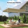 Afbeelding van Outsunny Vervangend Polyester Dak Beige