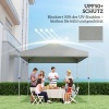 Afbeelding van Outsunny Vervangend Dak - 210D Oxford-stof - 300 x 300 x 25 cm - Lichtgrijs