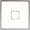 Afbeelding van BRILONER FREE - Plafondlamp met achtergrondverlichting - LED - 18 W - 2400 Lumen - vierkant - wit zi