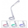 Afbeelding van Globo Mitti tafellamp - zilver - kunststof - LED bureaulamp - 58376S