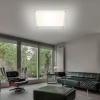 Afbeelding van Witte plafondlamp met hoekige achtergrondverlichting, 1x LED 22W 900Lm 4000K, 52x2cm