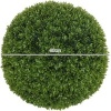 Afbeelding van HOMCOM Kunststof Kunstmatige Buchsbaum Bol - 40L x 40B x 40H cm - Groen