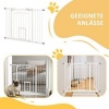 Afbeelding van PawHut - Dierhek met Kattendeur - Zelfsluitende Deur - Wit