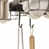 Afbeelding van HOMCOM Afwasrek van staal - 81,5L x 31,5B x 53,5H cm - Zwart