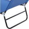Afbeelding van Outsunny Blau Metalen Ligstoel van Polyester