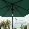 Afbeelding van Outsunny Terrasparasol - Polyester, Metaal - 300L x 200B x 235H cm - Groen