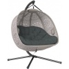 Afbeelding van Outsunny - Hangstoel met zakken - Polyester - Bruin
