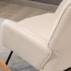 Afbeelding van HOMCOM - Schommelstoel - Fleece Look - Met Armleuningen - Beige