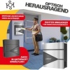 Afbeelding van KESSER® Brievenbus met Krantenvak Wandmontage Roestvrij Staal - Wandbrievenbus inclusief Montagemate