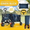 Afbeelding van TRESKO® Opvouwbare Bolderwagen 300L met Rem | Inklapbare Handwagen 150kg met Rubber Banden