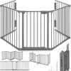 Afbeelding van KIDUKU® Veiligheidshek 300 cm voor huisdieren en kinderen, inklapbaar met deur