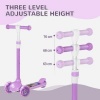 Afbeelding van AIYAPLAY Kinderscooter, 3-wiel scooter voor peuters 2-6 jaar, verstelbare hoogte, LED-verlichting, p