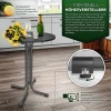 Afbeelding van tillvex® Gastro statafel, inklapbaar, 80 cm diameter, met hoes, weerbestendig, voor binnen en buiten