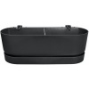 Afbeelding van Elho Greenville Easy Balkonbak 52 - 100% Gerecycled Plastic - Living zwart