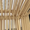 Afbeelding van Outsunny Rattan Bijzettafel van Metaal, Beige PE Rattan