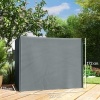 Afbeelding van Outsunny Tuinschommelhoes - Oxford - 220L x 125B x 172H cm - Grijs