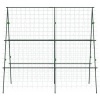 Afbeelding van Outsunny Tuinhek van staal en PE, kunststof verbindstukken - 180L x 100B x 180H cm - Groen