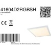 Afbeelding van Globo plafondlamp Rosi - wit - aluminium - 41604D2RGBSH