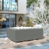 Afbeelding van Outsunny Waterdichte Tuinmeubelhoes, Winddicht en UV-bestendig, Grijs 600D Oxford-stof